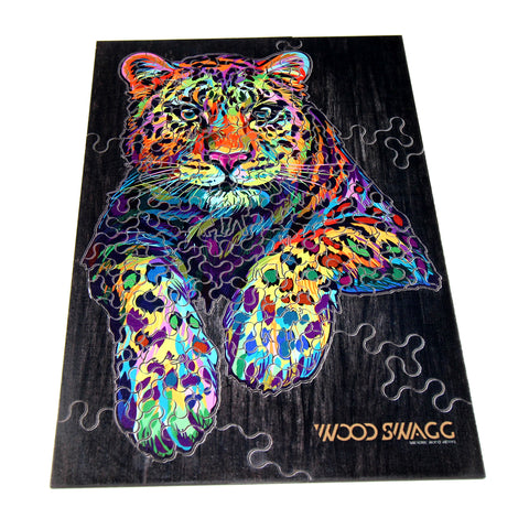 Puzzle Madeira Leopardo – WoodSwagg